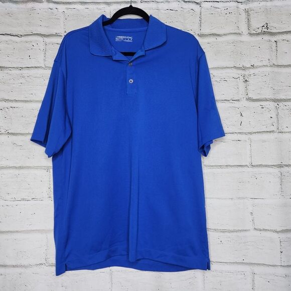 Nike Mens Golf Nike Fit Dry Polo Royal Blue Large L - Picture 1 of 12